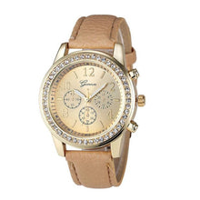 Faux Chronograph Quartz WatcheWomen Ladies Luxury Classic Round Women Crystals Dress Watch relogios feminino EF8