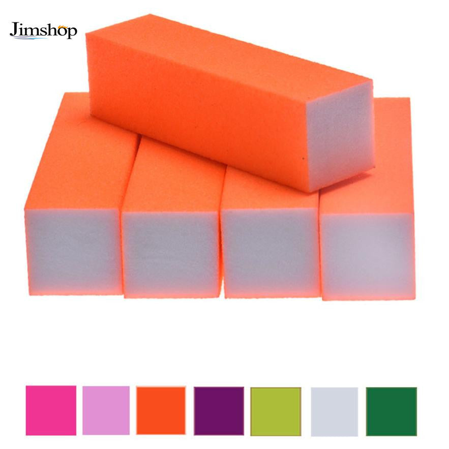 5pc Women Buffing Sanding Files Block Pedicure Manicure Care Nail Art Buffer EF8