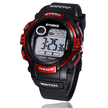 Boy Multifunction Digital LED Sports Alarm Date Waterproof Wrist Quartz Watch EF8