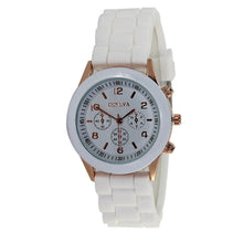 7 Colors Ssilicone Rubber Jelly Gel Quartz Analog Fashion Sports Women Girl Wrist Watch Unisex relogio feminino EF8