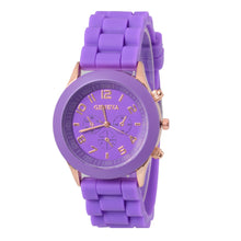 7 Colors Ssilicone Rubber Jelly Gel Quartz Analog Fashion Sports Women Girl Wrist Watch Unisex relogio feminino EF8