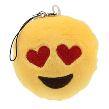Cute Small Emoji Smiley Emoticon Amusing Key Chain Soft Toy Gift Pendant Bag Fast Shipping EF8