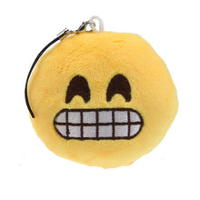 Cute Small Emoji Smiley Emoticon Amusing Key Chain Soft Toy Gift Pendant Bag Fast Shipping EF8