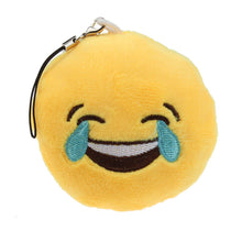 Cute Small Emoji Smiley Emoticon Amusing Key Chain Soft Toy Gift Pendant Bag Fast Shipping EF8