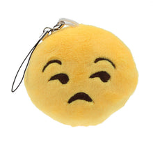 Cute Small Emoji Smiley Emoticon Amusing Key Chain Soft Toy Gift Pendant Bag Fast Shipping EF8