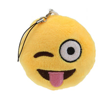 Cute Small Emoji Smiley Emoticon Amusing Key Chain Soft Toy Gift Pendant Bag Fast Shipping EF8