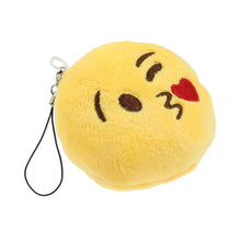 Cute Small Emoji Smiley Emoticon Amusing Key Chain Soft Toy Gift Pendant Bag Fast Shipping EF8