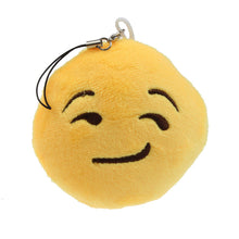 Cute Small Emoji Smiley Emoticon Amusing Key Chain Soft Toy Gift Pendant Bag Fast Shipping EF8