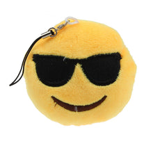 Cute Small Emoji Smiley Emoticon Amusing Key Chain Soft Toy Gift Pendant Bag Fast Shipping EF8