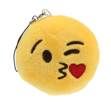 Cute Small Emoji Smiley Emoticon Amusing Key Chain Soft Toy Gift Pendant Bag Fast Shipping EF8