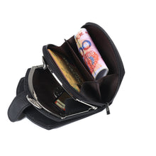 Men Mini Leather Credit Card ID Coin Holder Money Clip Wallet Billfold Purse Wallet Dollar Package EF8