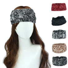 Women Ear Warmer Headwrap Double Color Headband Knit Flower Hairband Fast Shipping Drop Shipping EF8