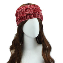 Women Ear Warmer Headwrap Double Color Headband Knit Flower Hairband Fast Shipping Drop Shipping EF8