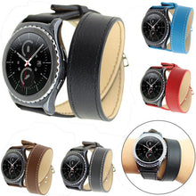 Luxury Long Leather Band Double Tour Bracelet Watchband For Gear S2 Classic R732 EF8