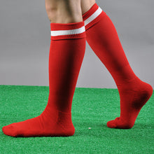 Men Striped Long Socks lacrosse Knee High Socks solid color thick socks EF8