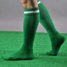 Men Striped Long Socks lacrosse Knee High Socks solid color thick socks EF8