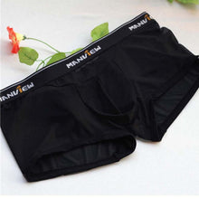 Men Ventilation Sexy Comfy Shorts Men Underwear Men Low Waist Ventilation Sexy Gauze Rose Comfy Shorts Boxer Underpants EF8