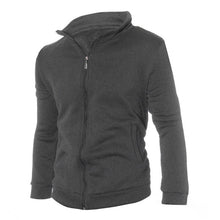 Men's Armour Warm Sweatshirt Zipper Coat Jacket Slim Fit Long Sleeve Outwear Plus Size EF8