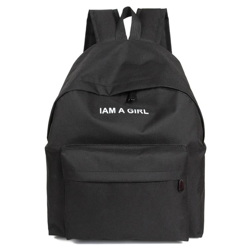 Boys Girls Unisex Canvas Rucksack Backpack School Book Shoulder Bag Chrismas Gift EF8