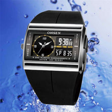Digital LED Date Rubber Sport Waterproof Mens Boy Wrist Watch EF8