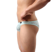 Men Lace T-back Briefs Sexy Underwears EF8