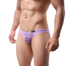 Men Lace T-back Briefs Sexy Underwears EF8