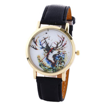 Women Men Fashion PU Leather Band Analog Quartz Vogue Wrist Watches Watch EF8