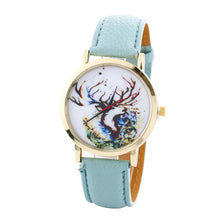 Women Men Fashion PU Leather Band Analog Quartz Vogue Wrist Watches Watch EF8
