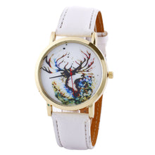 Women Men Fashion PU Leather Band Analog Quartz Vogue Wrist Watches Watch EF8