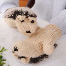 Cute Gloves Women Mittens Cartoon Knitted Hedgehog Glove EF8