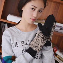 Cute Gloves Women Mittens Cartoon Knitted Hedgehog Glove EF8