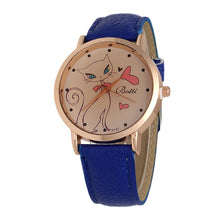 Cartoon Watch Women Fashion Casual Watch Little Cat Pattern Wristwatch Quartz Dress Vogue Watches reloj mujer EF8