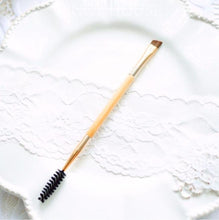 ComingMakeup Bamboo Handle Double Eyebrow Brush Eyebrow Comb Set EF8