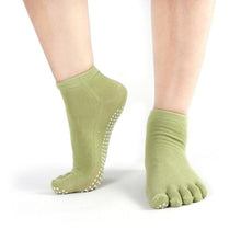 ComWomens Cotton Colorful Non Slip Massage Toe Socks Full Grip With Socks Heel EF8