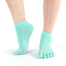 ComWomens Cotton Colorful Non Slip Massage Toe Socks Full Grip With Socks Heel EF8