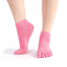 ComWomens Cotton Colorful Non Slip Massage Toe Socks Full Grip With Socks Heel EF8