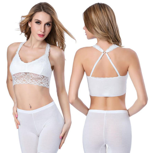 Coming Sexy Women Tank Lace Floral Unpadded Bralette Bralet Bra Bustier Crop Top Cami Tank EF8