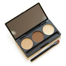 Eyebrow Powder Eye Brow Palette Cosmetic Makeup Shading Kit Brush Mirror EF8