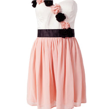 Fashion Sexy Women Vestidos Floral Chiffon Lace Backless Prom Wedding Mini Dresses Clothing EF8