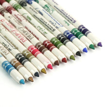 Fashion Woman 12 Colors Glitter Lip liner Eye Shadow Eyeliner Pen Cosmetic Makeup Set EF8