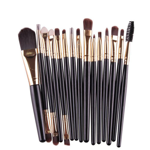 Professional 15pcs Eye Shadow Foundation Eyebrow Lip Brush Makeup Brushes Comestic Tool 1 Set EF8