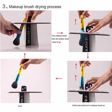 Makeup Folding Collapsible Air Drying Cosmetic Brush Organizing Tree Rack Holder EF8