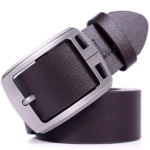 Belt Fashion Automatic Buckle wode Leather men belt 125cm Luxury belts for men waistband EF8