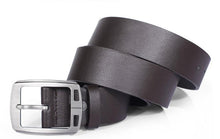 Belt Fashion Automatic Buckle wode Leather men belt 125cm Luxury belts for men waistband EF8