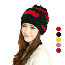 Cute gorro invierno Beard Hat For Women Fashion Beanies with Mouth Mask Hat Knit Cap Face Warm Ear Cap EF8
