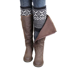Korean Women Lady Knitted Crochet Socks Leg Boots Warmer Cover Leggings Fast shipping EF8