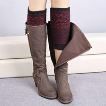 Korean Women Lady Knitted Crochet Socks Leg Boots Warmer Cover Leggings Fast shipping EF8
