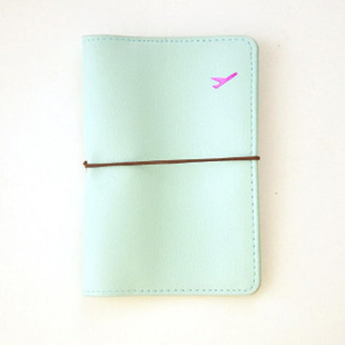 Passport Cover Artificial Leather Women's Men's Travel Passort Holder Protector Wallet Business Card Holder EF8