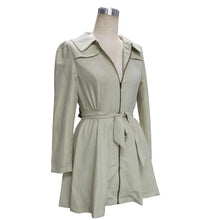 Plus Size Autunm/Fashion Long Sleeve Zipper Parka Windbreaker Turn-down Collar Coat Fast Shipping EF8