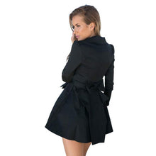 Plus Size Autunm/Fashion Long Sleeve Zipper Parka Windbreaker Turn-down Collar Coat Fast Shipping EF8